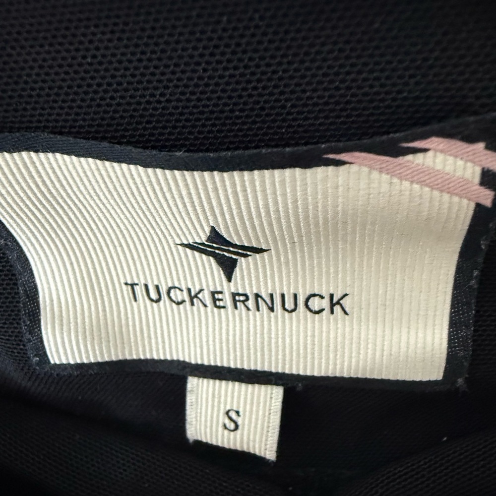 Tuckernuck black faux, leather high waisted wide waistband pants leggings. S - Picture 6 of 10